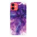 Abstract Marble Pattern TPU Protective Case For iPhone 13(Abstract Purple)