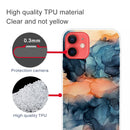 Abstract Marble Pattern TPU Protective Case For iPhone 13(Abstract Blue)