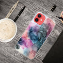Abstract Marble Pattern TPU Protective Case For iPhone 13(Abstract Multicolor)