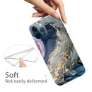 Abstract Marble Pattern TPU Protective Case For iPhone 13 Pro(Abstract Gold)