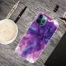 Abstract Marble Pattern TPU Protective Case For iPhone 13 Pro(Abstract Purple)