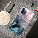 Abstract Marble Pattern TPU Protective Case For iPhone 13 Pro Max(Abstract Light Pink)