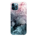 Abstract Marble Pattern TPU Protective Case For iPhone 13 Pro Max(Abstract Light Pink)