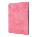 For iPad 10.2 2021 / 2020 / 2019 / iPad 10.2 2020 Silk Texture Horizontal Deformation Flip Leather Case with Holder & Pen Slot(Pink)