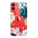 Painted Pattern High Transparent TPU Protective Case For iPhone 13 mini(Gem Flower)