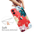 Painted Pattern High Transparent TPU Protective Case For iPhone 13 mini(Gem Flower)