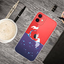 Painted Pattern High Transparent TPU Protective Case For iPhone 13 mini(Seal)