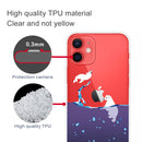 Painted Pattern High Transparent TPU Protective Case For iPhone 13 mini(Seal)