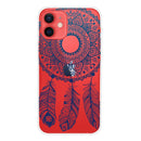 Painted Pattern High Transparent TPU Protective Case For iPhone 13 mini(Mandala)
