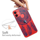 Painted Pattern High Transparent TPU Protective Case For iPhone 13 mini(Mandala)