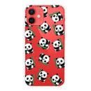 Painted Pattern High Transparent TPU Protective Case For iPhone 13 mini(Panda)