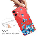 Painted Pattern High Transparent TPU Protective Case For iPhone 13 mini(Star Flower)