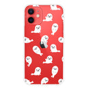 Painted Pattern High Transparent TPU Protective Case For iPhone 13 mini(White Sea Lion)