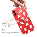Painted Pattern High Transparent TPU Protective Case For iPhone 13 mini(White Sea Lion)