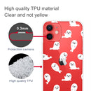 Painted Pattern High Transparent TPU Protective Case For iPhone 13 mini(White Sea Lion)