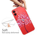 Painted Pattern High Transparent TPU Protective Case For iPhone 13 mini(Butterfly Tree)