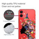 Painted Pattern High Transparent TPU Protective Case For iPhone 13 mini(Flower Girl)