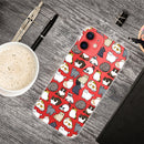 Painted Pattern High Transparent TPU Protective Case For iPhone 13 mini(Mini Cat)