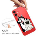Painted Pattern High Transparent TPU Protective Case For iPhone 13 mini(Selfie Dog)