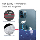 Painted Pattern High Transparent TPU Protective Case For iPhone 13 Pro(Seal)