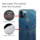 Painted Pattern High Transparent TPU Protective Case For iPhone 13 Pro(Mandala)