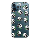 Painted Pattern High Transparent TPU Protective Case For iPhone 13 Pro(Panda)