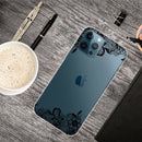 Painted Pattern High Transparent TPU Protective Case For iPhone 13 Pro(Lace Flower)