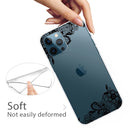 Painted Pattern High Transparent TPU Protective Case For iPhone 13 Pro(Lace Flower)