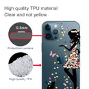Painted Pattern High Transparent TPU Protective Case For iPhone 13 Pro(Girl)