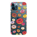 Painted Pattern High Transparent TPU Protective Case For iPhone 13 Pro(Donuts)