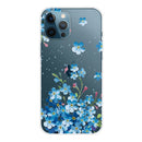 Painted Pattern High Transparent TPU Protective Case For iPhone 13 Pro(Star Flower)