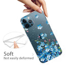 Painted Pattern High Transparent TPU Protective Case For iPhone 13 Pro(Star Flower)