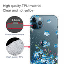 Painted Pattern High Transparent TPU Protective Case For iPhone 13 Pro(Star Flower)