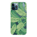 Painted Pattern High Transparent TPU Protective Case For iPhone 13 Pro(Banana Leaf)
