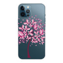 Painted Pattern High Transparent TPU Protective Case For iPhone 13 Pro(Butterfly Tree)