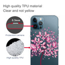Painted Pattern High Transparent TPU Protective Case For iPhone 13 Pro(Butterfly Tree)