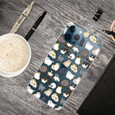 Painted Pattern High Transparent TPU Protective Case For iPhone 13 Pro(Mini Cat)