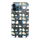 Painted Pattern High Transparent TPU Protective Case For iPhone 13 Pro(Mini Cat)