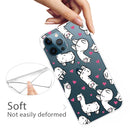 Painted Pattern High Transparent TPU Protective Case For iPhone 13 Pro(Alpaca)