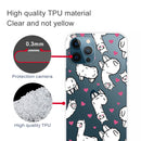 Painted Pattern High Transparent TPU Protective Case For iPhone 13 Pro(Alpaca)