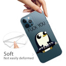 Painted Pattern High Transparent TPU Protective Case For iPhone 13 Pro Max(Penguin)