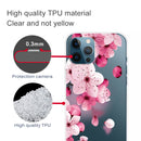 Painted Pattern High Transparent TPU Protective Case For iPhone 13 Pro Max(Cherry Blossoms)