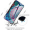 For Samsung Galaxy A22 5G Colorful Painted Glass Shockproof Protective Case(Mandala)