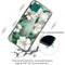 For Samsung Galaxy A22 5G Colorful Painted Glass Shockproof Protective Case(White Flower)