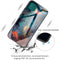 For Samsung Galaxy A22 5G Colorful Painted Glass Shockproof Protective Case(Clouds)