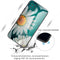 For Samsung Galaxy A22 5G Colorful Painted Glass Shockproof Protective Case(Chamomile)