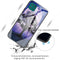 For Samsung Galaxy A22 5G Colorful Painted Glass Shockproof Protective Case(Tree)