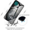 For Samsung Galaxy A22 5G Colorful Painted Glass Shockproof Protective Case(Puppy)