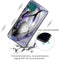 For Samsung Galaxy A22 5G Colorful Painted Glass Shockproof Protective Case(Butterfly)