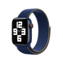Loop Type Sport Watch Band For Apple Watch Series 7 41mm / 6 & SE & 5 & 4 40mm / 3 & 2 & 1 38mm(Dark Sea Blue)